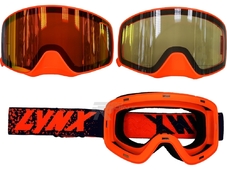 LYNX  BRP Lynx Radien 2.0 Goggles, Blue strap/Orange frame